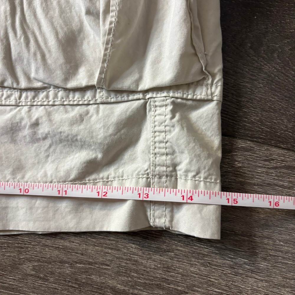 Polo Jeans Co Ralph Lauren Mens Cargo Shorts Off White RL Flag Size 40 - Picture 9 of 9